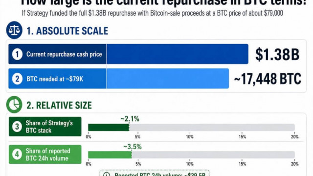 Strategy has put Bitcoin sales on the table for repurchases – but will it affect BTC price?