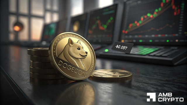 ผู้ซื้อจะก้าวเข้ามาหรือไม่เนื่องจากราคาของ Dogecoin ใกล้โซนอุปสงค์ที่ 0.097 ดอลลาร์ หลังจากพุ่งขึ้น 40%?