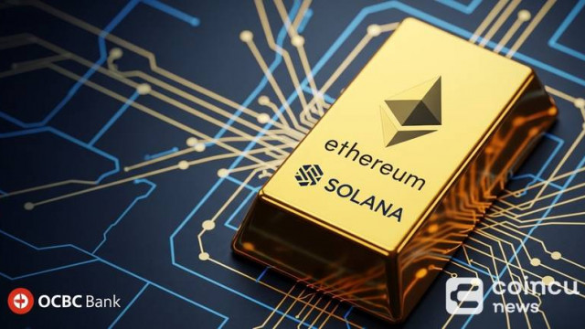 OCBC Bank Plans Physical Gold Fund Tokens on Ethereum and Solana