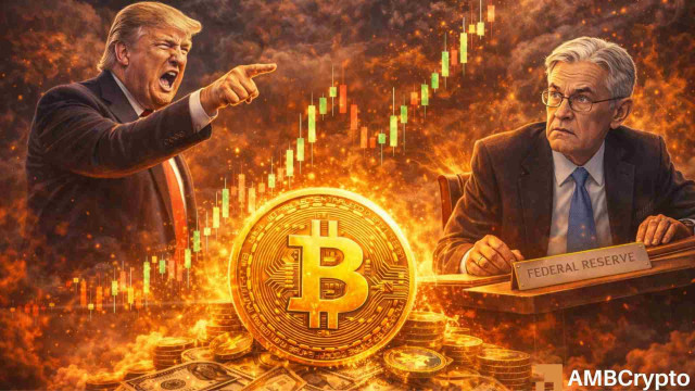 Bitcoin gains after Jerome Powell warns of Fed ‘intimidation' – Here's why