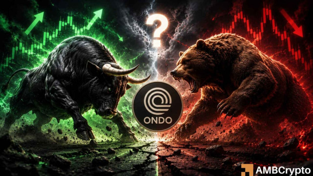ONDO rebounds 10%, but traders still lean bearish – Can $0.4 hold?
