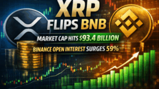 XRP News: XRP Flips BNB as Market Cap Hits $93.4B Amid Binance OI Surge