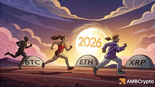 Bitcoin vs. Ethereum vs. XRP – Which crypto will be 2026's winner?