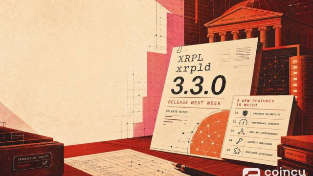 XRPL xrpld 3.3.0 Release Next Week: 5 New Features to Watch