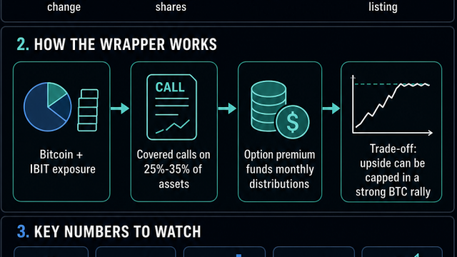 BlackRock's new Bitcoin ETF offers monthly income, but caps gains when Bitcoin surges