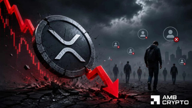 XRP plunges to 2024 lows amid a shrinking user base: Will price plummet further?
