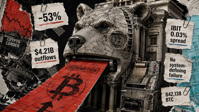 Bitcoin's first institutional bear market is starting to take shape and draining liquidity