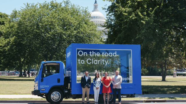 Ripple's 'Clarity Truck' Hits D.C. Streets
