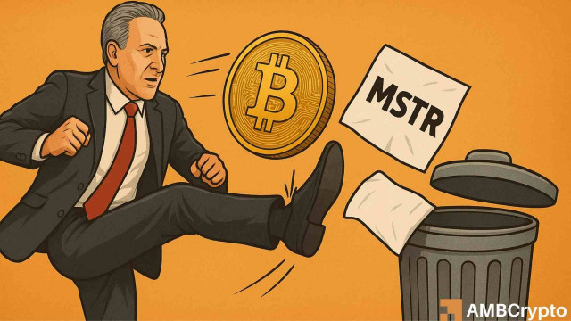 Bitcoin's 2025 gains no more as Peter Schiff slams Strategy's ‘fraud' model