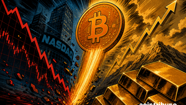 Bitcoin Pulls Away from Tech Stocks and Slides Closer to Gold