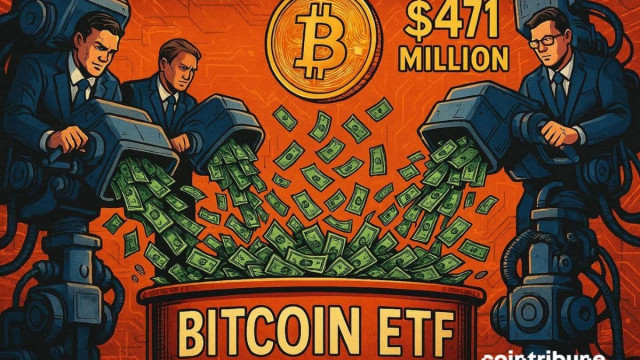 Institutions Pour 471 Million $ into Bitcoin ETFs in 24H