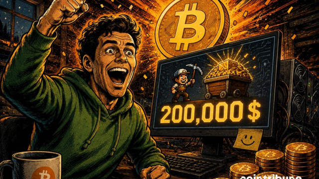 A Solo Miner Defies the Odds Again and Nets 200,000 Dollars in Bitcoin