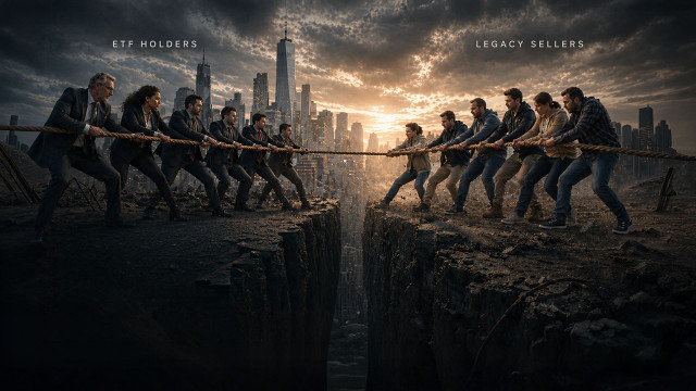 Bitcoin's 38% plunge just revealed who has paper hands — and it wasn't ETF buyers