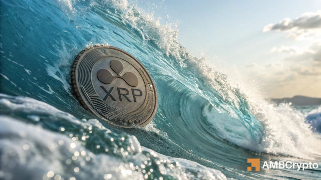 XRP's volume surge triggers a price drop: Key support at $1.34