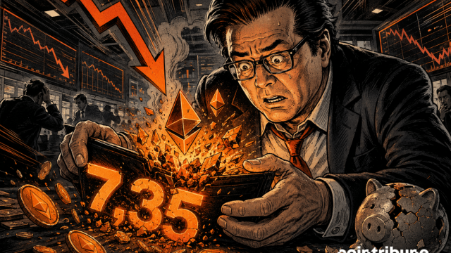 Crypto: Tom Lee's ETH Wallet Faces $7.35 Billion Unrealized Losses