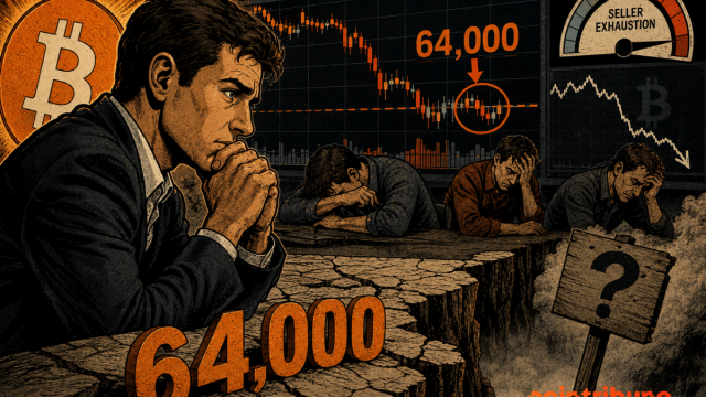 Bitcoin sellers show signs of exhaustion around $64K, Glassnode signals