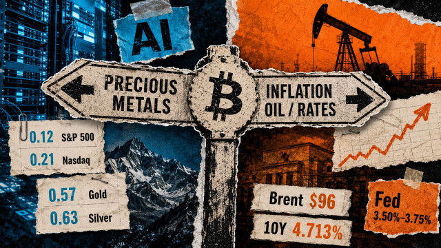 Bitcoin broke away from AI stocks but now $96 oil could turn its escape into a trap