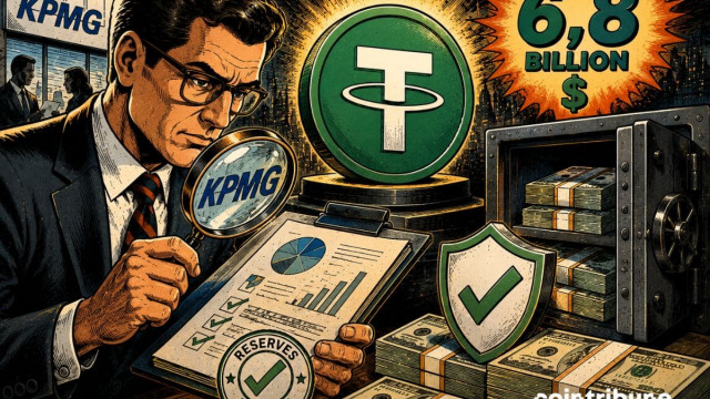 Tether's Accounts are Audited by KPMG, Which Verifies a Reserve Surplus of $6.8 Billion