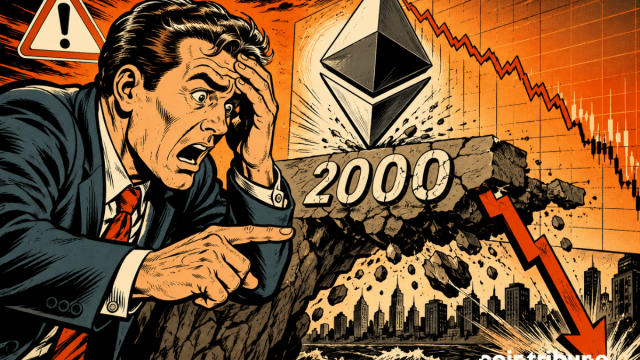 Analysts warn of a drastic drop in Ether if the $2,000 support breaks