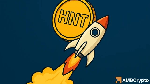 Helium's 10% rally under threat: Will HNT see a 35% drop next?