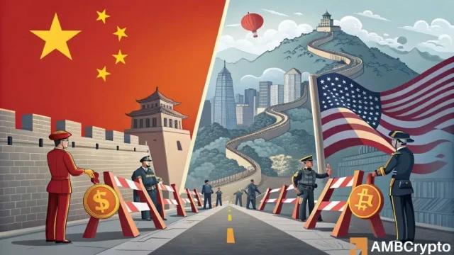 Featured image for article: China tightens crypto crackdown as U.S. accelerates adoption – Details