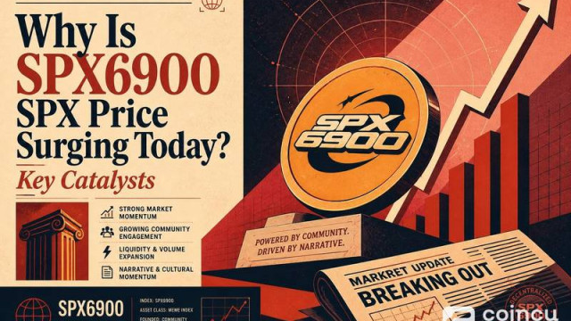 Why Is SPX6900 (SPX) Price Surging Today? Key Catalysts