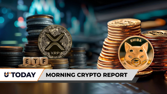 Morning Crypto Report: XRP Bags $164 Million for ETF, Shiba Inu (SHIB) to Lose Zero, Insane $1.75 Billion Option Bet on Bitcoin Price to Rise
