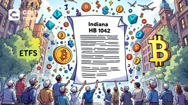 Featured image for article: Indiana Bill Proposes Crypto ETFs for State Retirement Plans