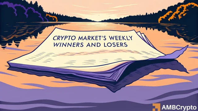 Crypto market's weekly winners and losers – PIPPIN, ZEC, MYX, APT