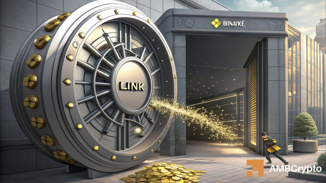 $15.19M LINK transfer coincides with channel break – Will $9.60 fall next?