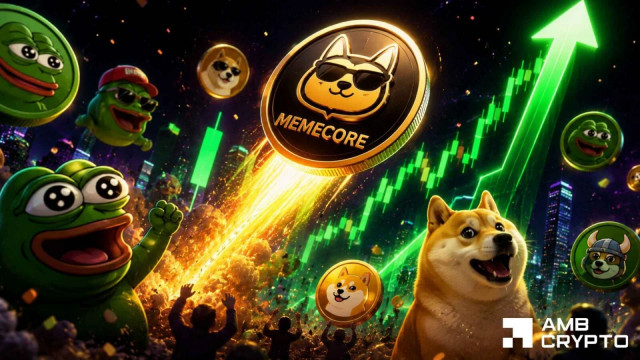 MemeCore leads with 11.2% rally as memecoins gain 8% – Bulls target $1.7