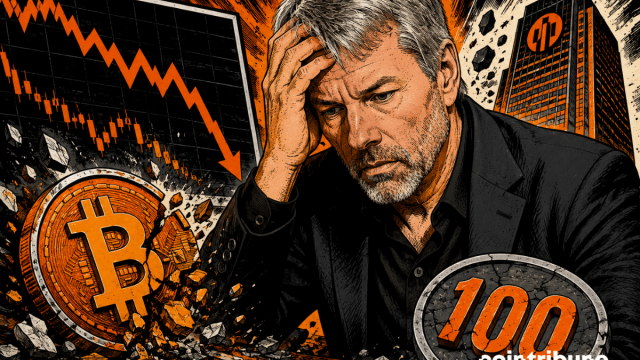 La strategia vacilla mentre Bitcoin scende: MSTR scende sotto i 100 dollari