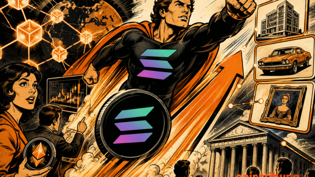 Solana Jumps 7% Toward $75, Driven by the Surge in Exchanges and Tokenized Assets