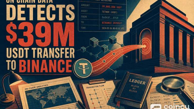 On-Chain Data Detects $39M USDT Transfer to Binance