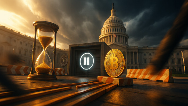La pression sur le crypto : Ce que le shutdown américain nous apprend sur la résilience du marché
