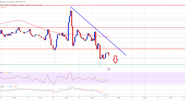 Bitcoin Price Analysis: BTC At Risk Below $30K