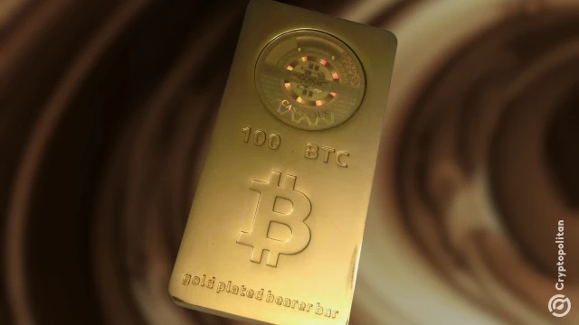 Bitcoin strengthens against gold as 1 BTC now buys over 28 ounces