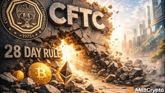 Featured image for article: CFTC signals crypto reset, scraps 28-day delivery rule – Here's why