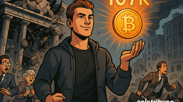 Bitcoin Finds Footing Near $107K While Regional Bank Fears Return