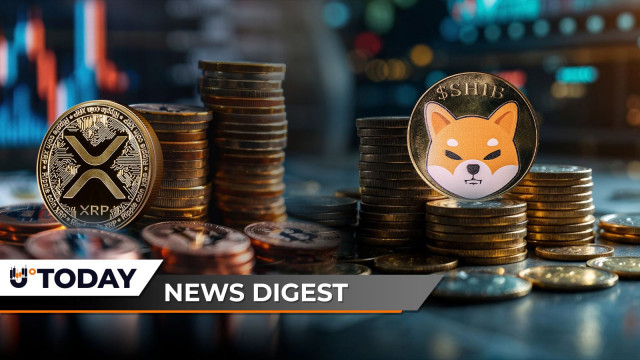 U.Today Crypto Digest: XRP Sees Heavy Selling, Bitcoin Is Breaking 12-Year Trend Against Gold, Shiba Inu Approaches Key Support