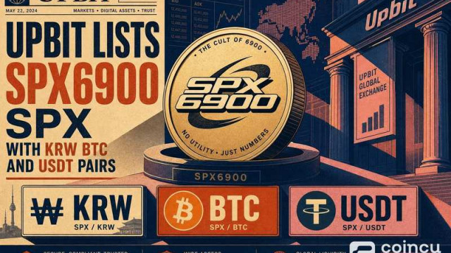 Upbit Lists SPX6900 (SPX) With KRW, BTC, and USDT Pairs