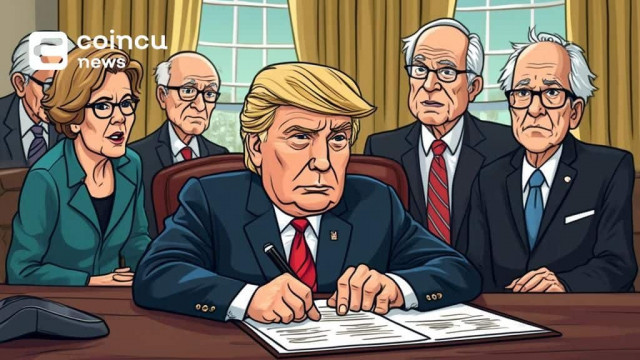 Senators Criticize Trump's Crypto Expansion for Retirement Savings