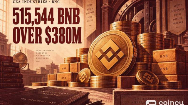 CEA Industries (BNC) Holds 515,544 BNB Worth Over $380M