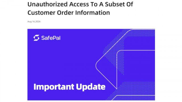 Data Breach Hits 39,798 Safepal Customers After Order Plugin Flaw