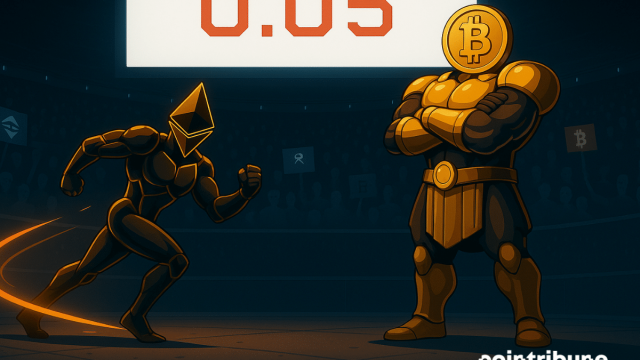 ETH/BTC Ratio Remains Under 0.05 Despite Ethereum's Resilience
