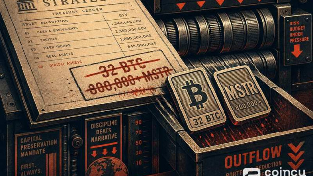 Strategy Sold 32 BTC and 800,000+ MSTR Shares Last Week