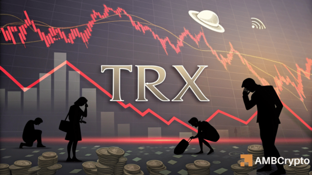 TRX hits $0.42, but Tron's profit-takers may pull price back