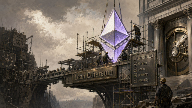 Vitalik's new Lean Ethereum plan puts ETH's Wall Street pitch on a 4 year clock