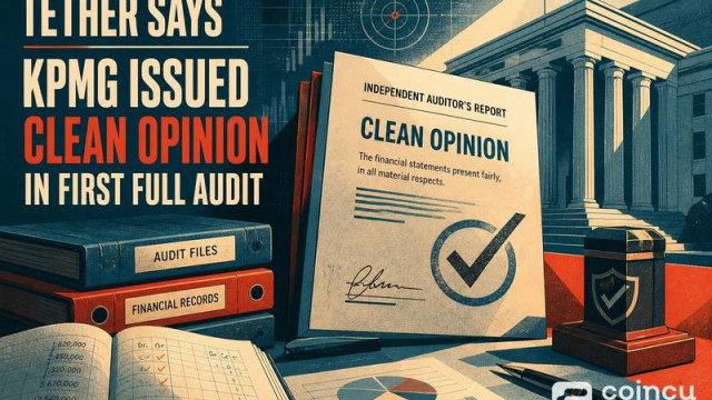 Tether Says KPMG Issued Clean Opinion in First Full Audit