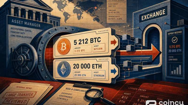 BlackRock Deposits 5,212 BTC and 20,000 ETH to Coinbase